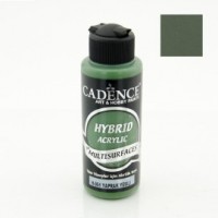 Краска  акриловая многоповерхностная гибридная  Cadence, цвет - оксфордский зеленый, 70 мл.  