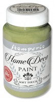 Краска на меловой основе "Home Deco", цвет - "оливковый зеленый"  