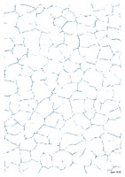 Переводная декупажная карта  для светлых поверхностей Freedecor кракле синий