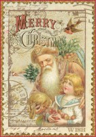 Рисовая бумага Stamperia, "Веселого рождества"