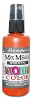 Краска - спрей "Aquacolor Spray " с переливчатым эффектом для техники "Mix Media", 60 мл. цвет -оранжевый перламутр  