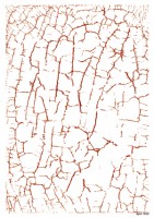 Переводная декупажная карта  для светлых поверхностей Freedecor кракле красный