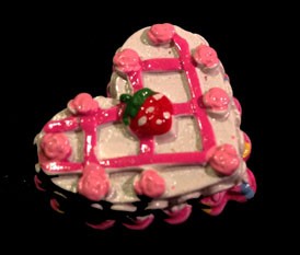 декоративный элемент "Торт "Клубника со сливками" 