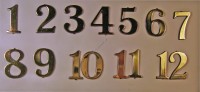 Комплект арабских цифр для циферблата №1