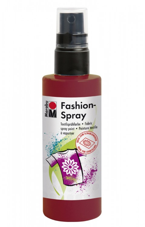 Краска-спрей Marabu по ткани и другим поверхностям Fashion-Spray , цвет - бордо