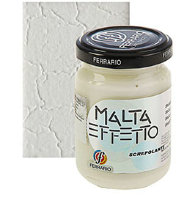 Паста текстурная белая  Ferrario MALTA кракелюрная