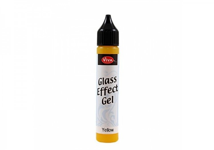 Гель Viva Decor  с эффектом стекла Viva-Glaseffekt-Gel, цвет "Желтый" 