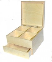 Шкатулка-комод с  1 выдвижным ящиком