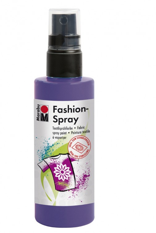 Краска-спрей Marabu по ткани и другим поверхностям  Fashion-Spray , цвет - слива  