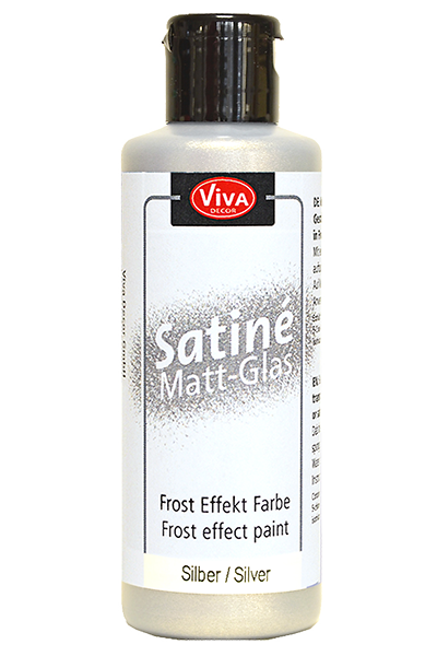 Краска с эффектом матового стекла Viva-Matt Glas, цвет "серебро"