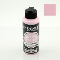 Краска  акриловая многоповерхностная гибридная  Cadence, цвет - нежно-розовый, 70 мл.   