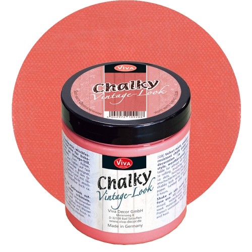  Меловая краска Chalky Vintage-Look, цвет "Коралловый", 250 мл. 
