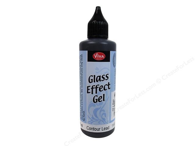 Гель Viva Decor  с эффектом стекла Viva-Glaseffekt-Gel, цвет "Черный"