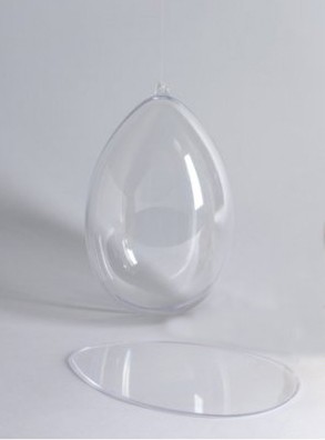 Яйцо пластиковое, разъемное  с перегородкой, высота - 14 см.  \ Акция "Пасхальная распродажа" с 20 по 26 апреля. Накопительные скидки не распространяются!  