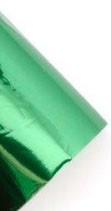 Трансферная фольга (трансферная поталь) Linea Arte, цвет - зеленый, 1 м. х 15 см.   