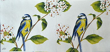 салфетка для декупажа, трехслойная, бумажная, 33х33 см., 1/2