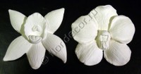 Набор заготовок гипсовых для декорирования "Орхидеи" 