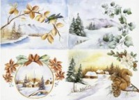 Декупажная карта, 35х50 см., 70 гр/кв.м.  Производитель Decomania. 