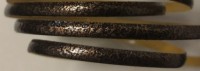 Самоклеящаяся витражная свинцовая лента, цвет - медь антик, ширина 3,5 мм., 1 м.  