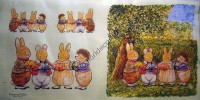 салфетка для декупажа, трехслойная, бумажная, 33х33 см., 1/2