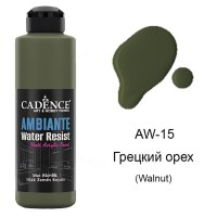 Водостойкая краска Cadence Ambiente Water Resist, цвет  - грецкий орех, 250мл + катализатор 10гр.  