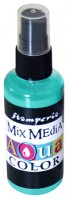 Краска - спрей "Aquacolor Spray "для техники "Mix Media", 60 мл., цвет - бирюзовый  