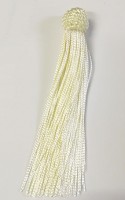 Кисточка декоративная, высота - 15 см., цвет - айвори