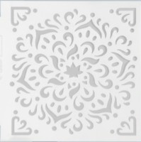 трафарет "Цветочная мандала", 13 х 13 см.     
