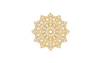 Трансфер - натирка декоративный  ''Ажурная салфетка'', цвет - золото, размер - 17 х 25 см.  