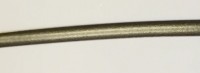 Самоклеящаяся витражная свинцовая лента, цвет - бронза антик, ширина 3 мм., 1 м. 