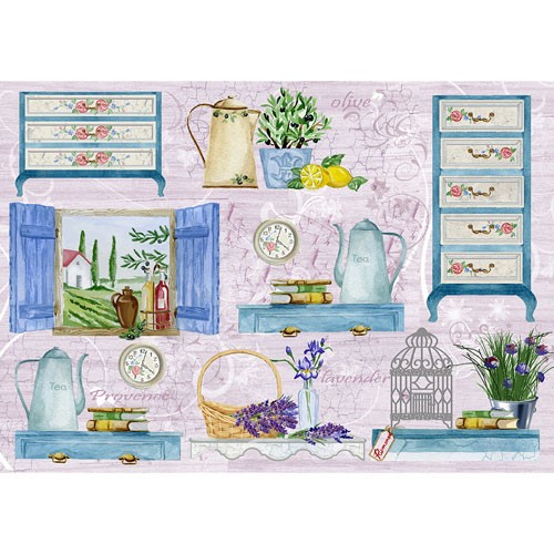 Рисовая бумага CraftPremier. Плотность - 20 гр/кв.м. Размер 28 х 38 см.      