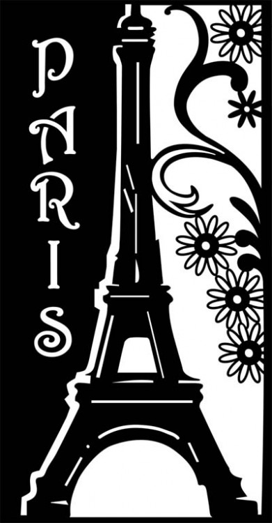 Трафарет - маска Marabu "Париж"