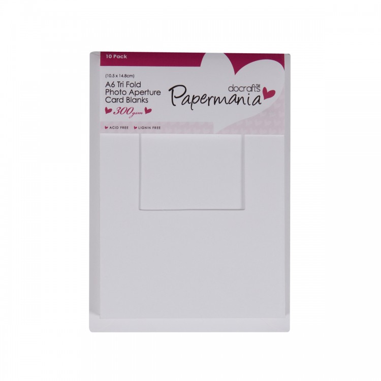 Набор заготовок для открыток c окошком с конвертами 10,5 х 14,8 см.  