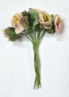 Декоративный букетик  "Винтажные цветы"