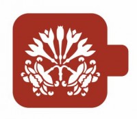 Трафарет - модуль Event Design, серия "Флора", 9 х 9 см.  