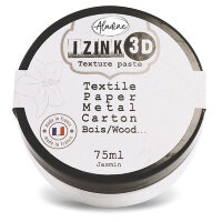Текстурная паста Aladine IZINK 3D, цвет - "жасмин" (белый)   