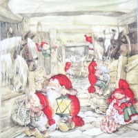 салфетка для декупажа, трехслойная, бумажная, 33 х 33 см., 1/4 (Германия)    