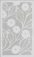 трафарет маска "Цветы", 12 х 20 см.      