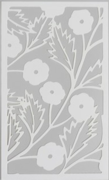 трафарет маска "Цветы", 12 х 20 см.      