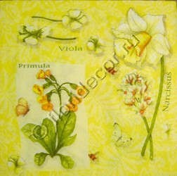салфетка для декупажа, трехслойная, бумажная, 33х33 см., 1/4