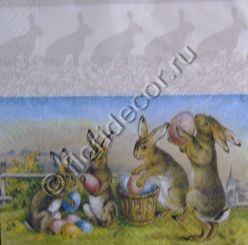 салфетка для декупажа, трехслойная, бумажная, 33х33 см., 1/4 