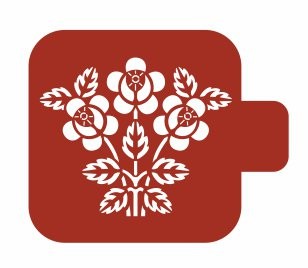 Трафарет - модуль Event Design, серия "Флора"  