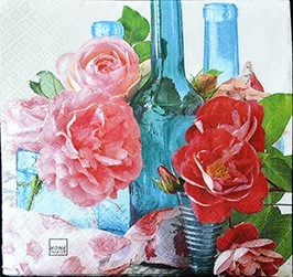 салфетка для декупажа, трехслойная, бумажная, 33х33 см., 1/4