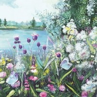 салфетка для декупажа, трехслойная, бумажная, 33х33 см.,1 \4 (Ambiente)  