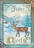 Рисовая бумага Stamperia, "Рождественский олень"