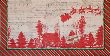 салфетка для декупажа, трехслойная, бумажная, 33х33 см., 1/4 (Punch Studio)