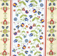 салфетка для декупажа, трехслойная, бумажная, 33 х 33 см., 1/4 (Германия)    2