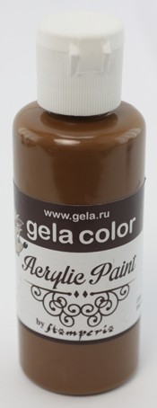 Акриловая краска  Stamperia "Gela", цвет - лесной орех