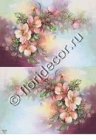Декупажная карта. Плотность 70 гр/кв. м. Размер 35х50 см.