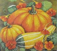 салфетка для декупажа, трехслойная, бумажная, 33х33 см., 1/4